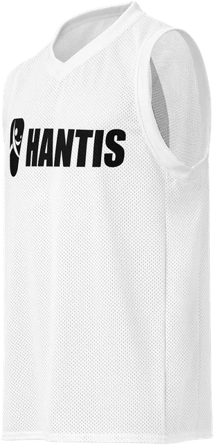 White mesh Hantis Game Jersey with the Hantis logo on the chest